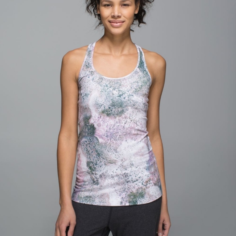 Lululemon Cool Racerback Sugar Crush Multi tank top